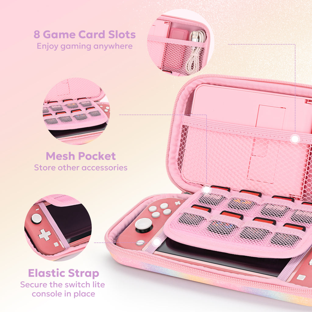 Switch Case, 17 in 1 Accessories Kit with Carrying Case