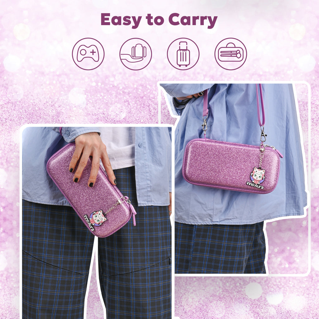 Switch Lite Case, 15-in-1 Accessories Set with Carrying Case