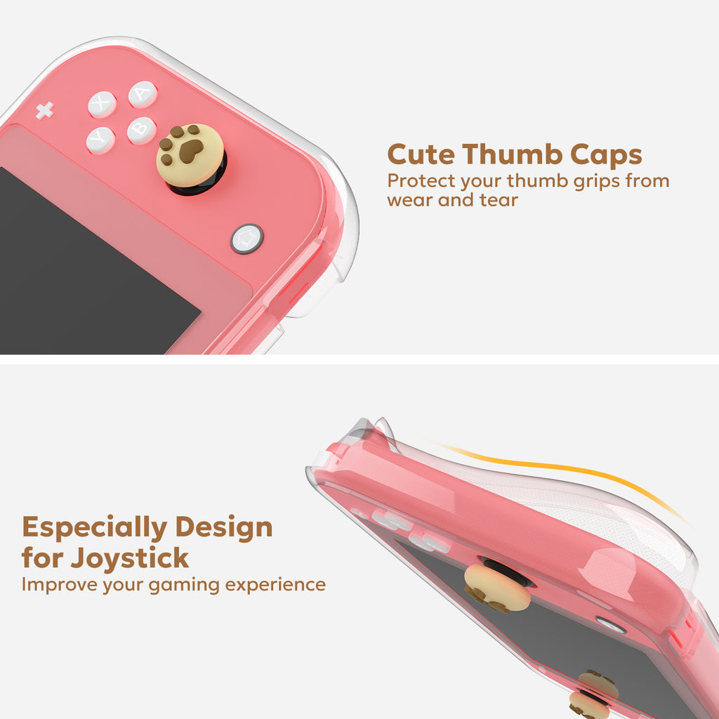 Switch Lite Case, 14-in-1 Accessories Bundle with Cute Carrying Case