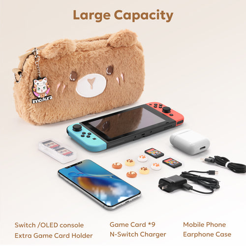 Switch Case with 16-in-1 Accessories Bundle
