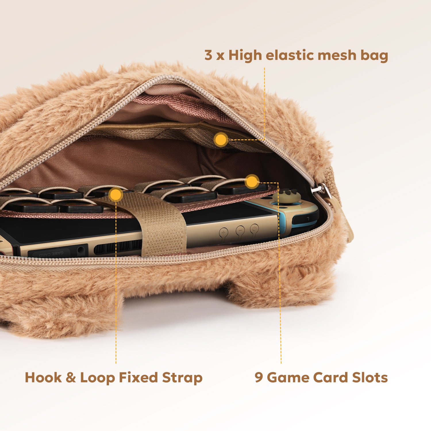 Switch Case with 16-in-1 Accessories Bundle